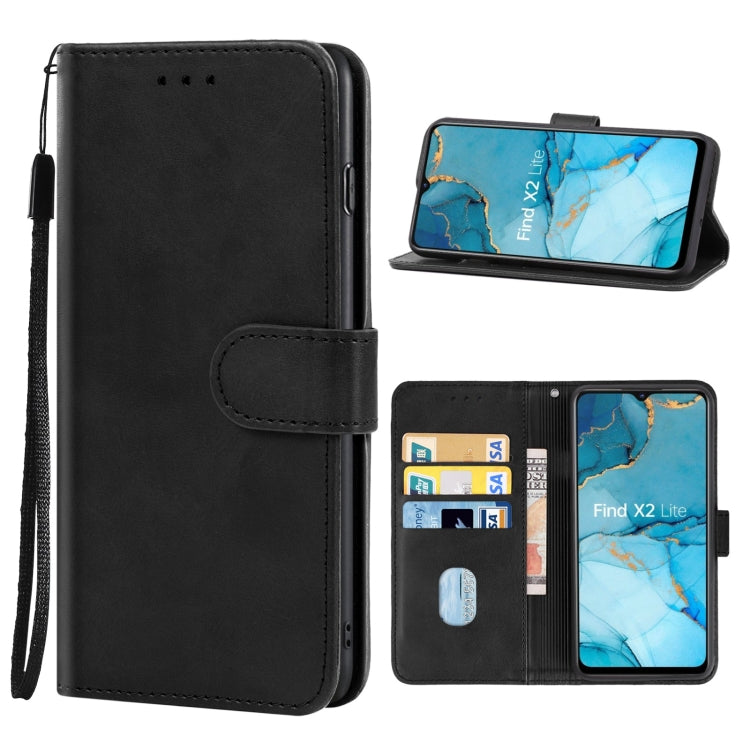 Leather Phone Case For OPPO Find X2 Lite