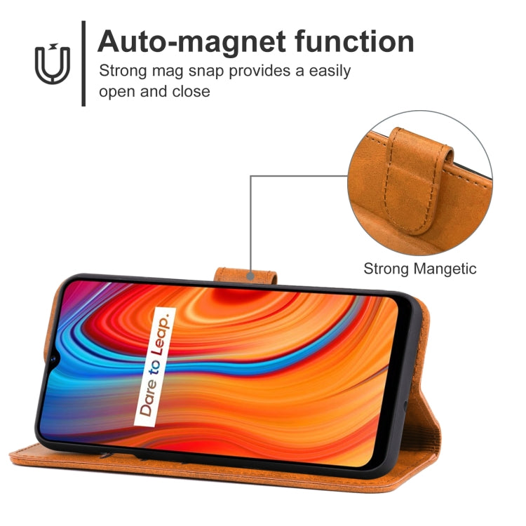 Leather Phone Case For OPPO Realme C3