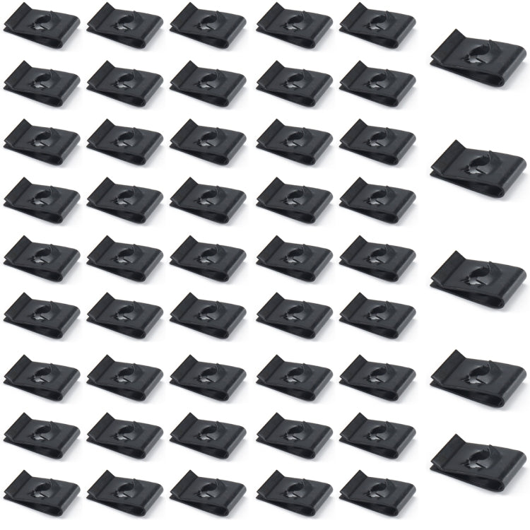 A2748 50 in 1 U-shape Nut Kit Spire Clips No.14 Zinc Speed Fasteners Lug Nuts