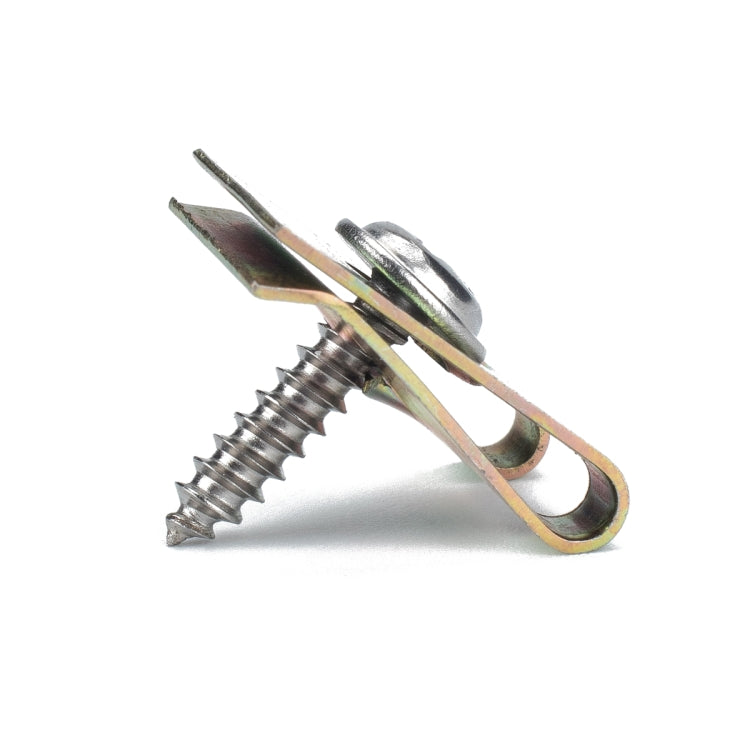 A2750 160 in 1 U-shape Nut Kit Spire Clips No.6 Zinc Speed Fasteners Lug Nuts with Screws