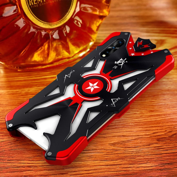 For Vivo iQoo Neo / Z5 / Y7s Thor's second-generation drop protection case(Black Red)