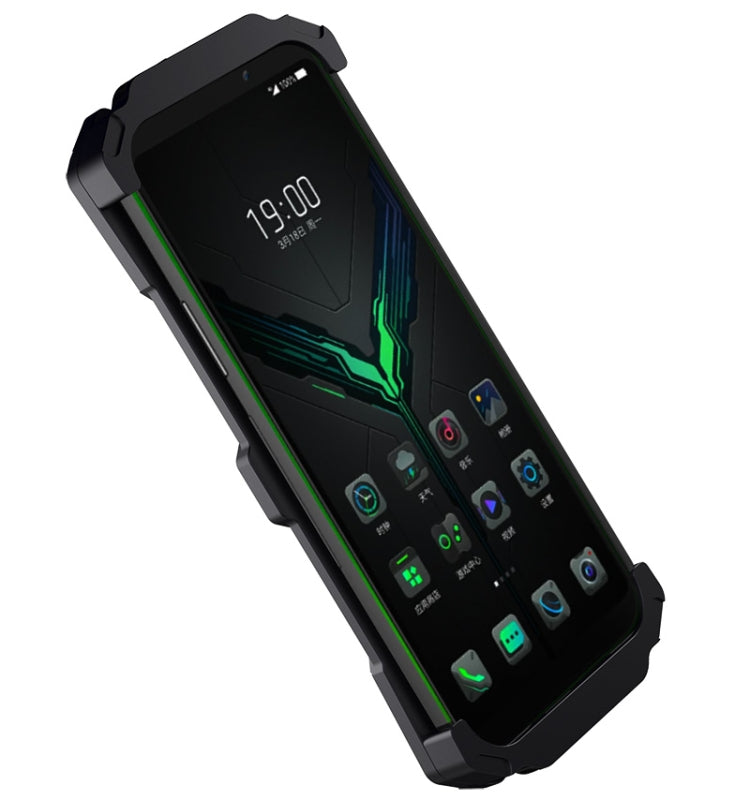 For Xiaomi Black Shark 2 Hammer II Shockproof Metal Protective Case(Black Red)