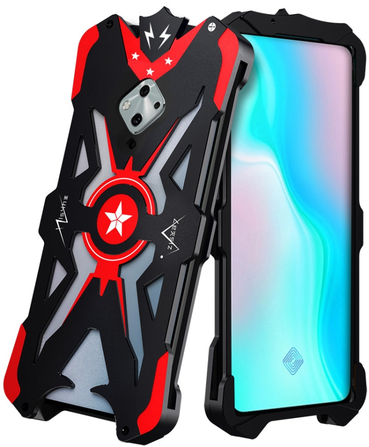 For Vivo S5 Hammer II Shockproof Metal Protective Case(Black Red)