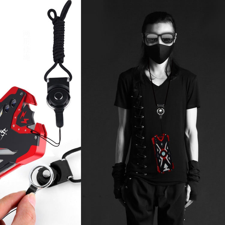 For Xiaomi Black Shark 2 / Black Shark 2 Pro Hammer II Shockproof Metal Protective Case(Black Red)