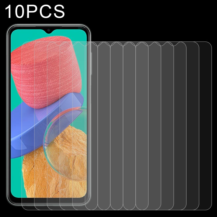 10 PCS 0.26mm 9H 2.5D Tempered Glass Film For Samsung Galaxy M33 / M23 / F23 / M13 / F13 / Jump2 / M13 4G