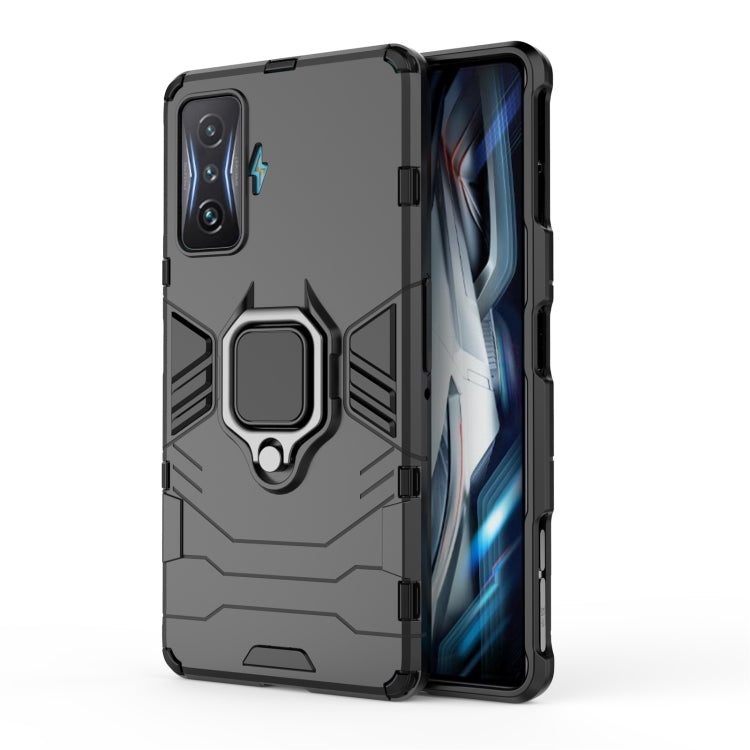 For Xiaomi Redmi K50 Gaming Shockproof PC + TPU Phone Case with Magnetic Ring Holder