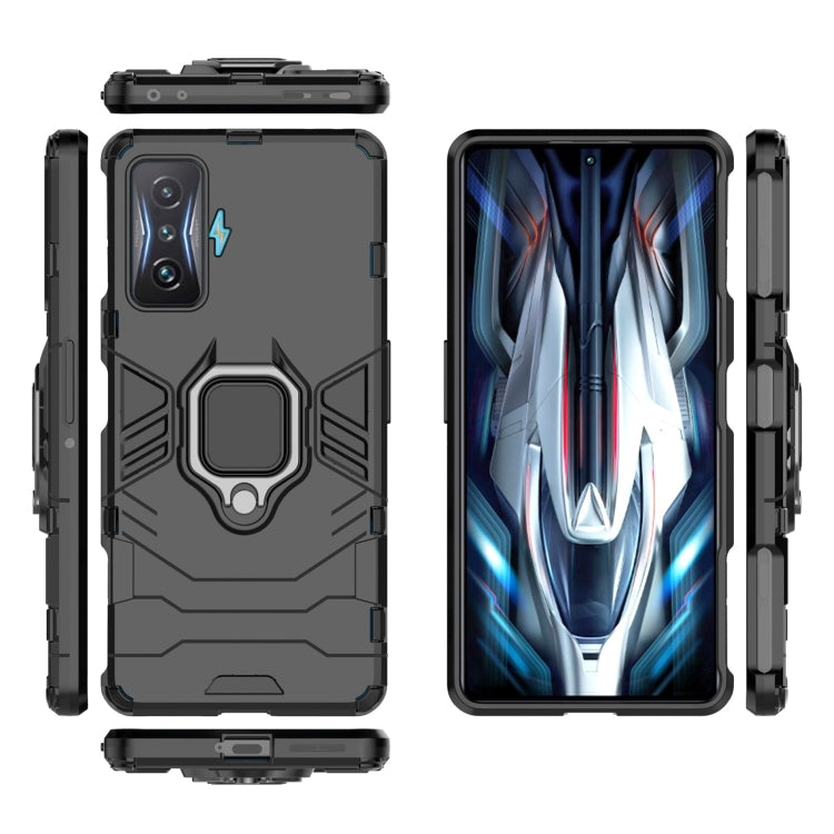 For Xiaomi Redmi K50 Gaming Shockproof PC + TPU Phone Case with Magnetic Ring Holder