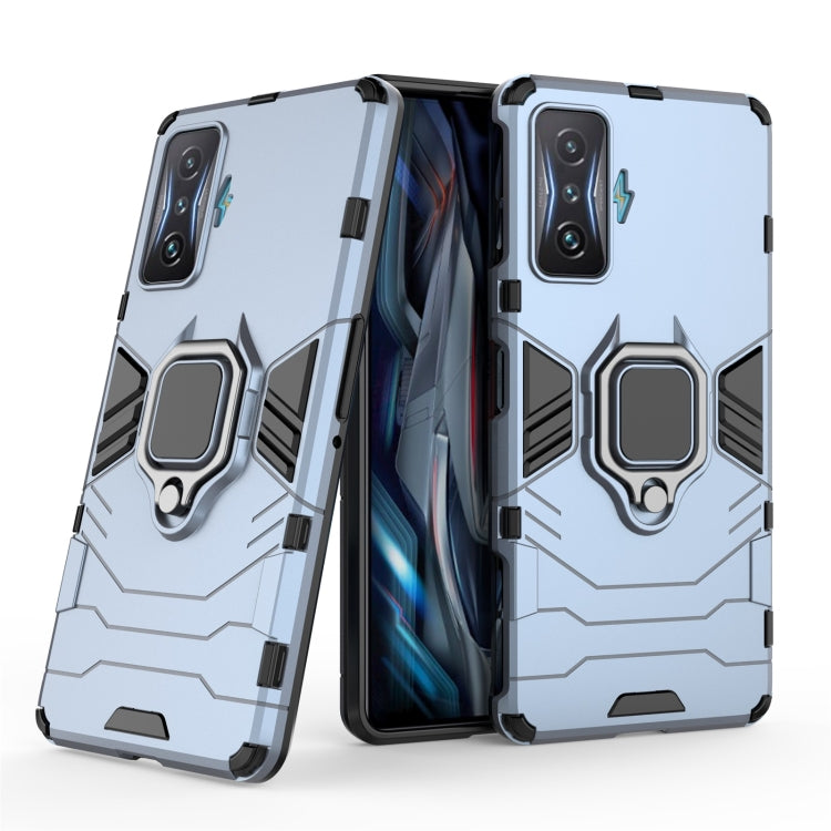 For Xiaomi Redmi K50 Gaming Shockproof PC + TPU Phone Case with Magnetic Ring Holder