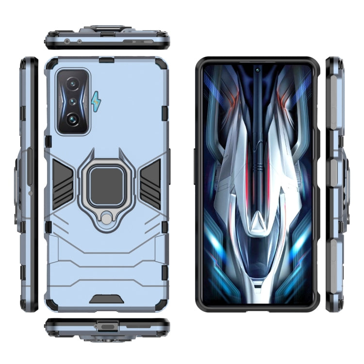 For Xiaomi Redmi K50 Gaming Shockproof PC + TPU Phone Case with Magnetic Ring Holder