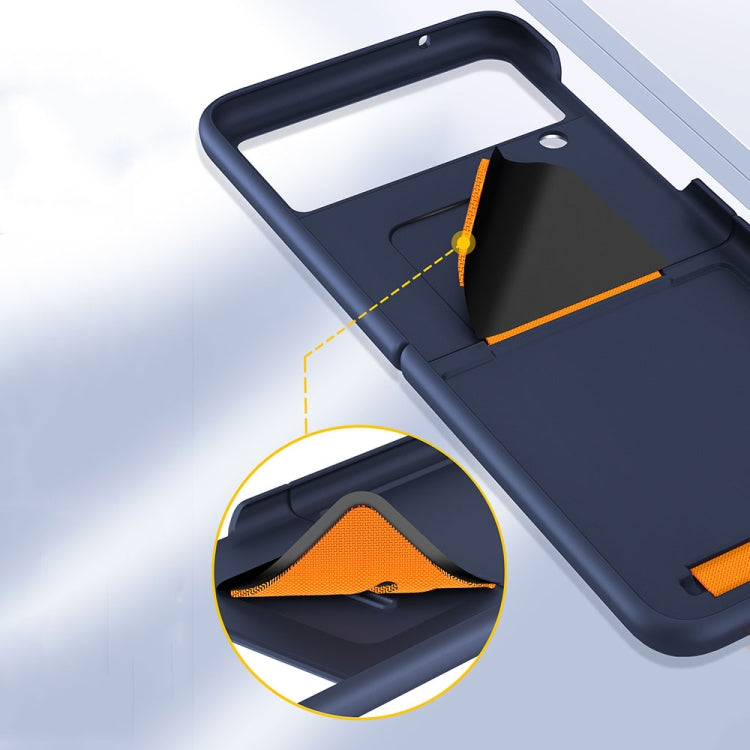 For Samsung Galaxy Z Flip3 5G Wrist Strap Skin Feel Frosted PC Phone Case