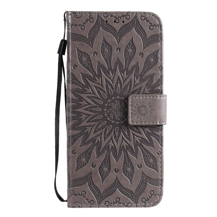 For Galaxy A51 Sun Print Horizontal Flip Protective Case with Holder & Card Slots & Wallet