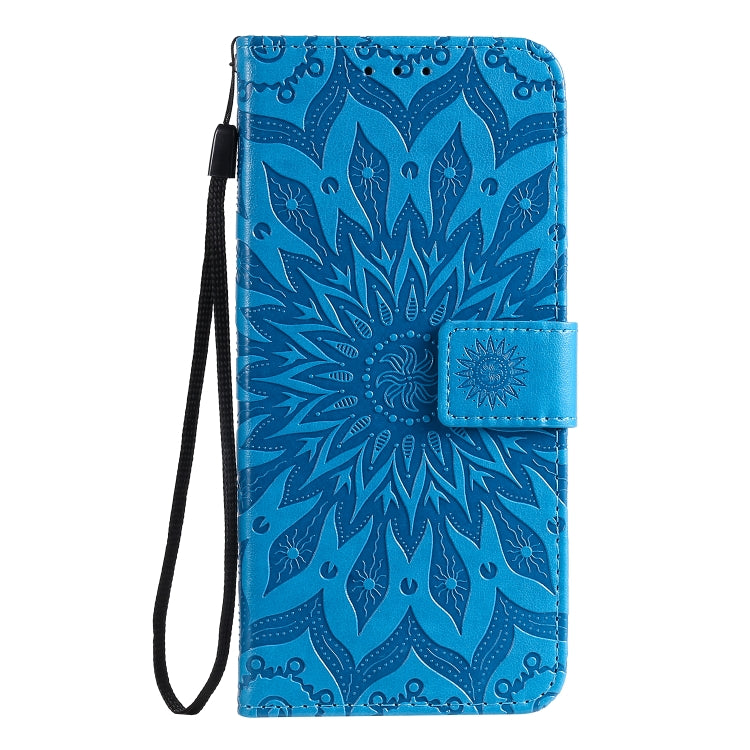 For Galaxy A51 Sun Print Horizontal Flip Protective Case with Holder & Card Slots & Wallet
