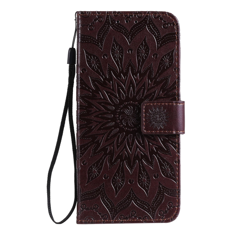 For Galaxy A51 Sun Print Horizontal Flip Protective Case with Holder & Card Slots & Wallet