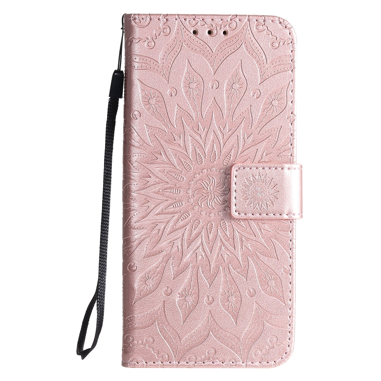 For Galaxy A51 Sun Print Horizontal Flip Protective Case with Holder & Card Slots & Wallet