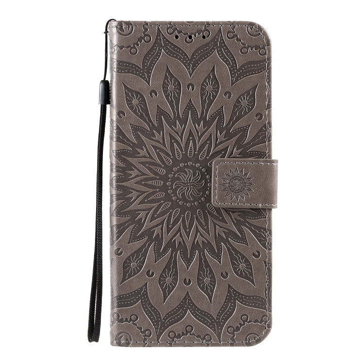 For Galaxy A71 Sun Print Horizontal Flip Protective Case with Holder & Card Slots & Wallet