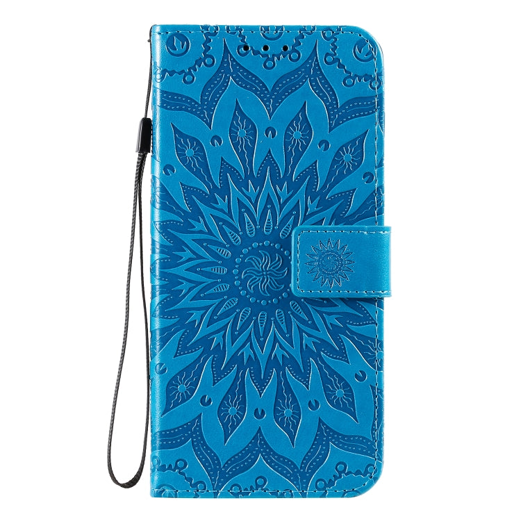 For Galaxy A71 Sun Print Horizontal Flip Protective Case with Holder & Card Slots & Wallet