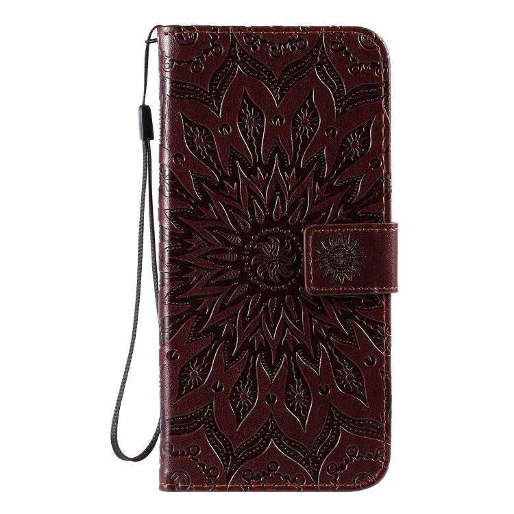 For Galaxy A71 Sun Print Horizontal Flip Protective Case with Holder & Card Slots & Wallet