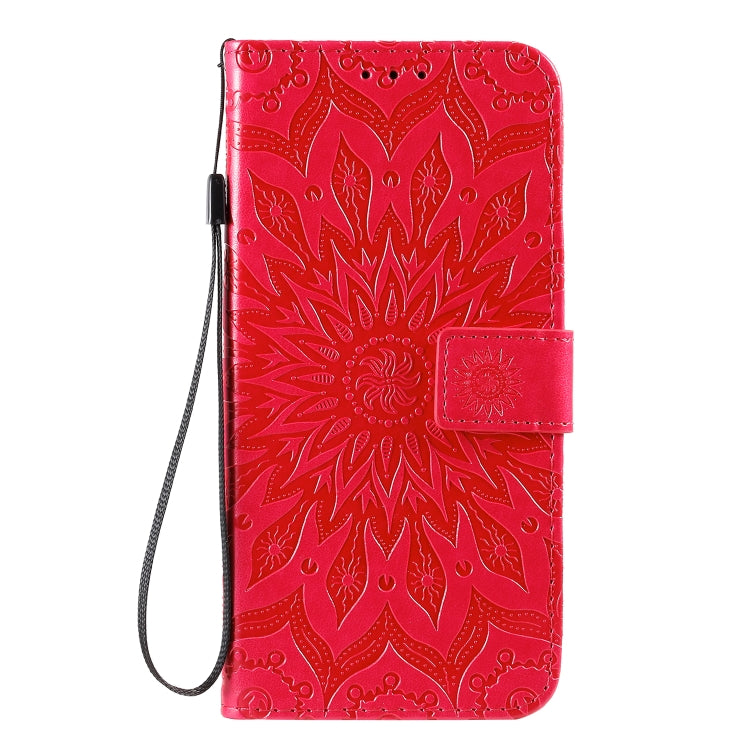 For Galaxy A71 Sun Print Horizontal Flip Protective Case with Holder & Card Slots & Wallet
