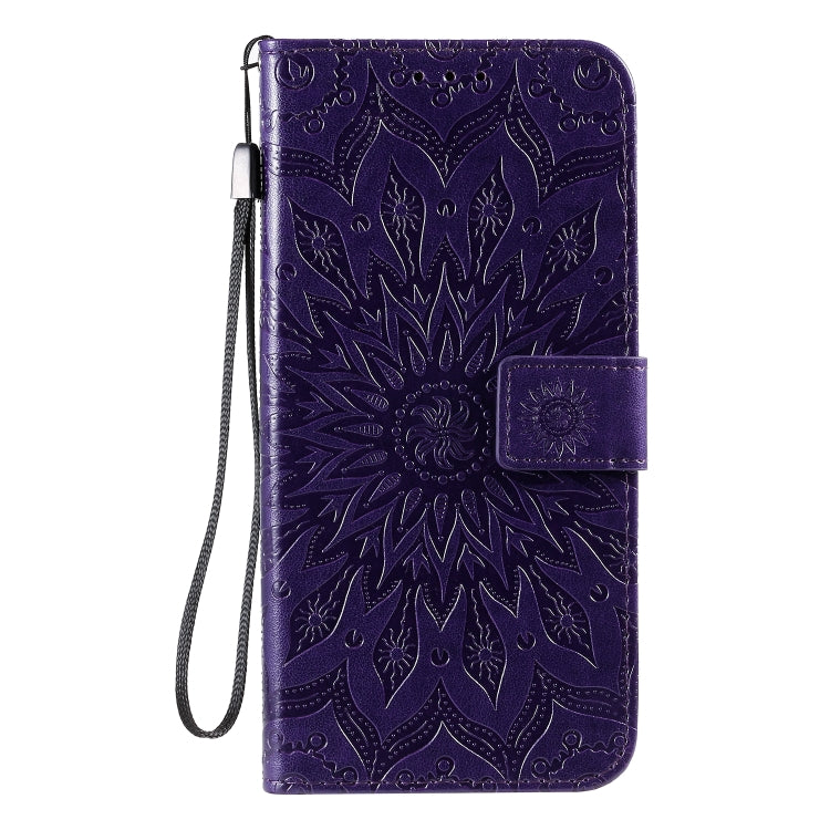 For Galaxy A71 Sun Print Horizontal Flip Protective Case with Holder & Card Slots & Wallet