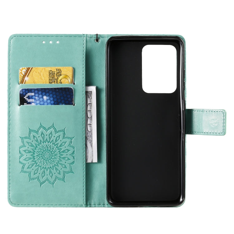For Galaxy S20 Ultra Sun Print Horizontal Flip Protective Case with Holder & Card Slots & Wallet