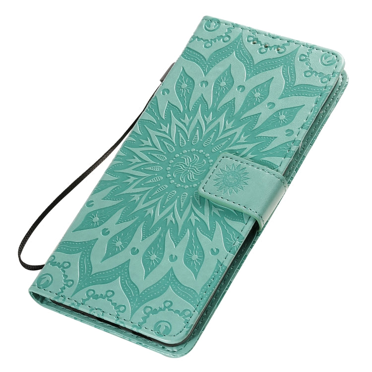 For Galaxy S20 Ultra Sun Print Horizontal Flip Protective Case with Holder & Card Slots & Wallet