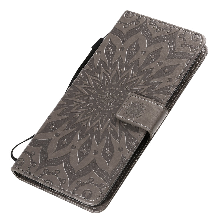 For Galaxy S20 Ultra Sun Print Horizontal Flip Protective Case with Holder & Card Slots & Wallet