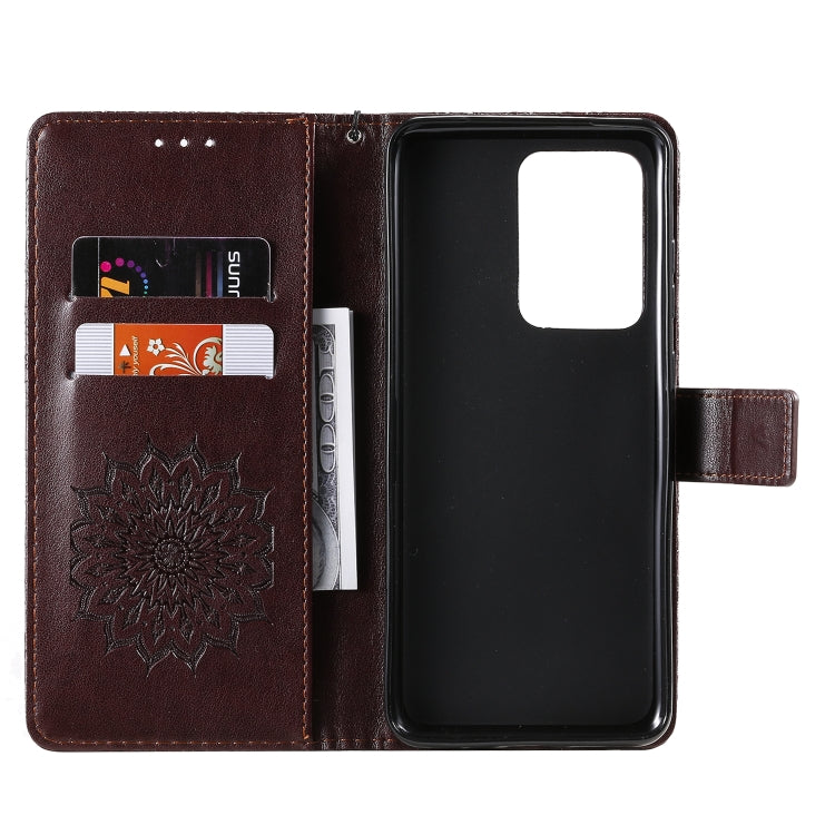 For Galaxy S20 Ultra Sun Print Horizontal Flip Protective Case with Holder & Card Slots & Wallet