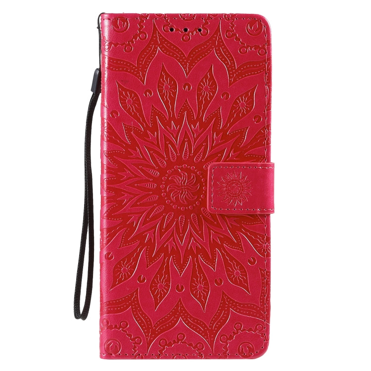 For Galaxy S20 Ultra Sun Print Horizontal Flip Protective Case with Holder & Card Slots & Wallet