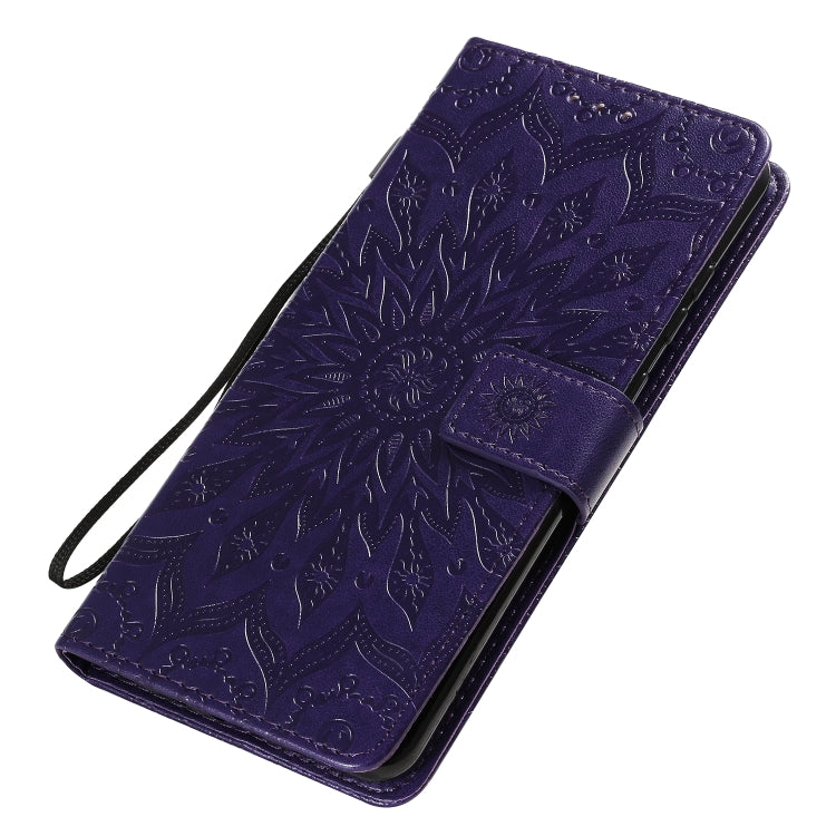 For Galaxy S20 Ultra Sun Print Horizontal Flip Protective Case with Holder & Card Slots & Wallet
