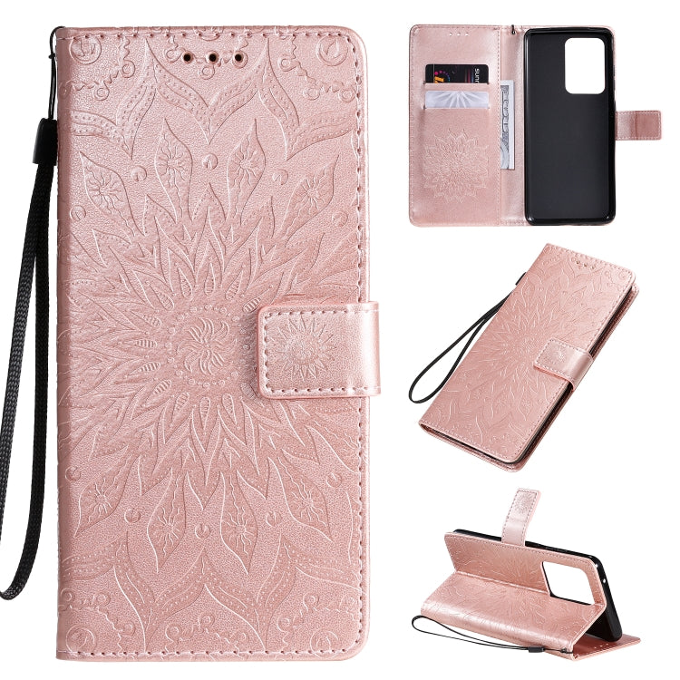 For Galaxy S20 Ultra Sun Print Horizontal Flip Protective Case with Holder & Card Slots & Wallet