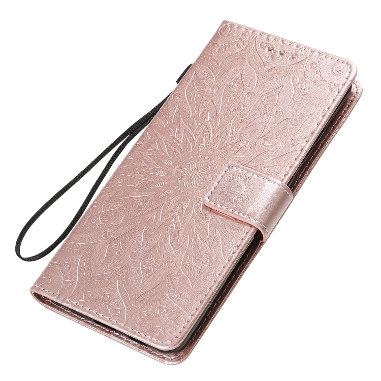 For Galaxy S20 Ultra Sun Print Horizontal Flip Protective Case with Holder & Card Slots & Wallet