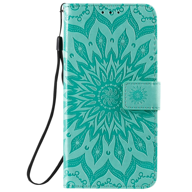 For Galaxy S20+ Sun Print Horizontal Flip Protective Case with Holder & Card Slots & Wallet