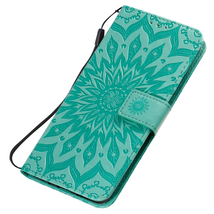 For Galaxy S20+ Sun Print Horizontal Flip Protective Case with Holder & Card Slots & Wallet