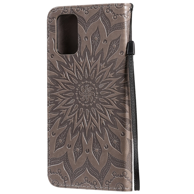 For Galaxy S20+ Sun Print Horizontal Flip Protective Case with Holder & Card Slots & Wallet