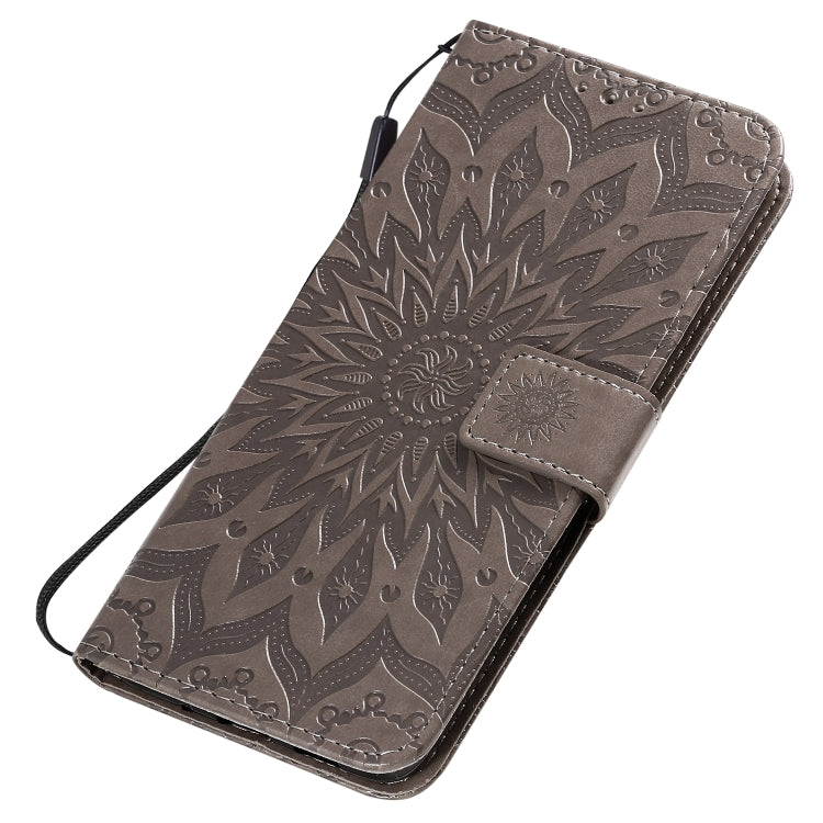 For Galaxy S20+ Sun Print Horizontal Flip Protective Case with Holder & Card Slots & Wallet