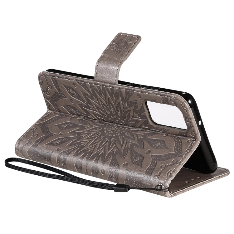 For Galaxy S20+ Sun Print Horizontal Flip Protective Case with Holder & Card Slots & Wallet