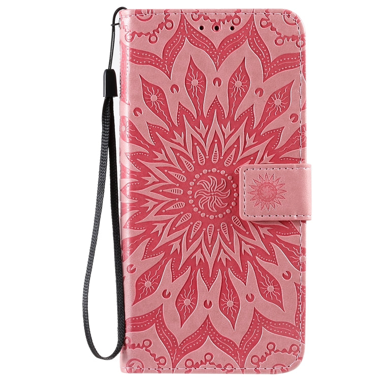 For Galaxy S20+ Sun Print Horizontal Flip Protective Case with Holder & Card Slots & Wallet