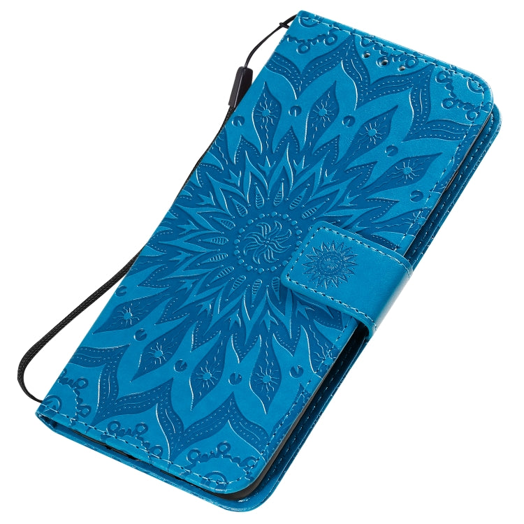 For Galaxy S20+ Sun Print Horizontal Flip Protective Case with Holder & Card Slots & Wallet