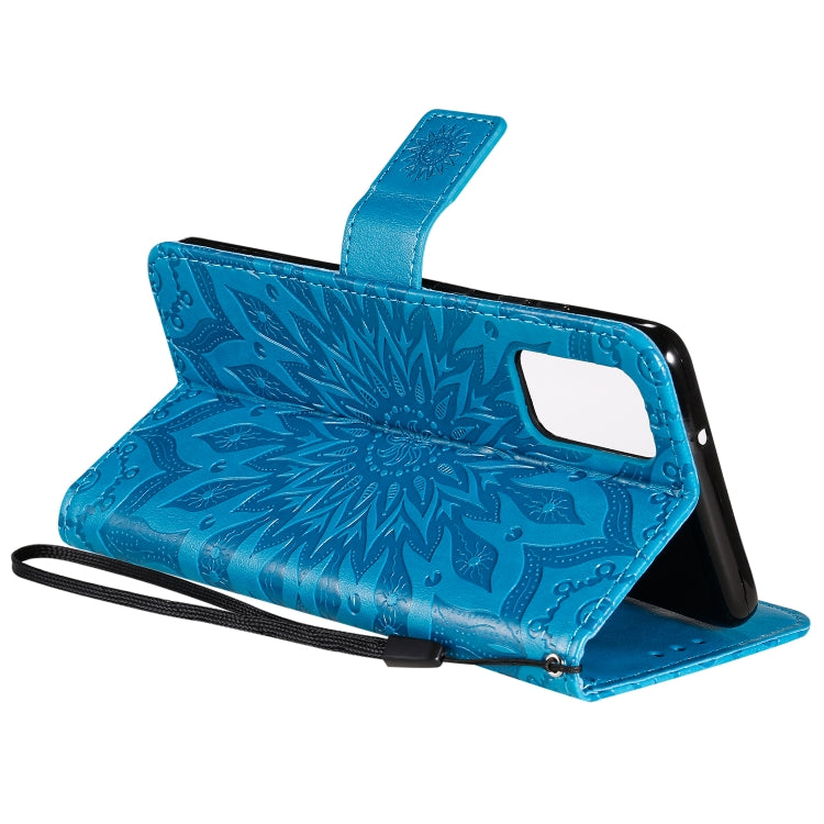 For Galaxy S20+ Sun Print Horizontal Flip Protective Case with Holder & Card Slots & Wallet