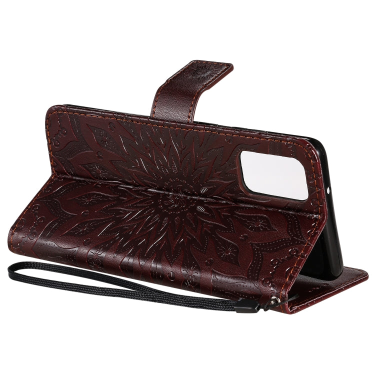 For Galaxy S20+ Sun Print Horizontal Flip Protective Case with Holder & Card Slots & Wallet