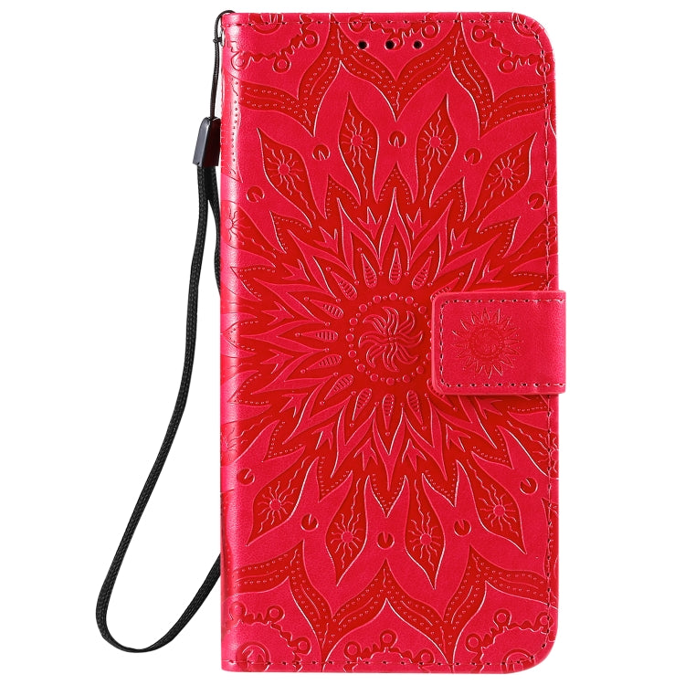 For Galaxy S20+ Sun Print Horizontal Flip Protective Case with Holder & Card Slots & Wallet