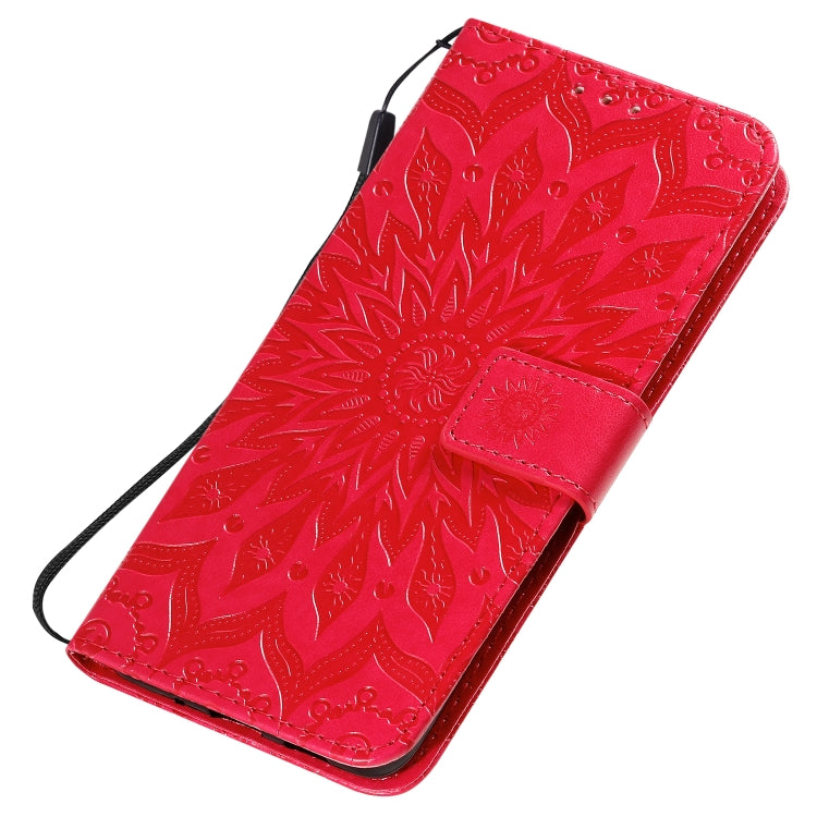 For Galaxy S20+ Sun Print Horizontal Flip Protective Case with Holder & Card Slots & Wallet