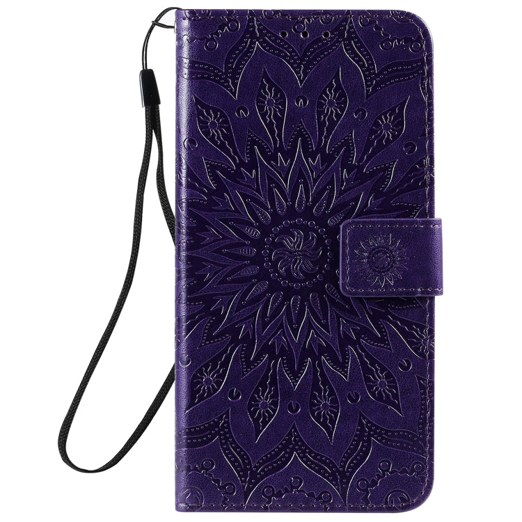 For Galaxy S20+ Sun Print Horizontal Flip Protective Case with Holder & Card Slots & Wallet