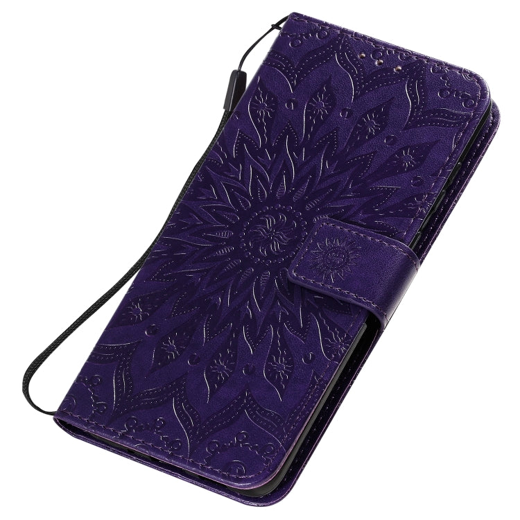 For Galaxy S20+ Sun Print Horizontal Flip Protective Case with Holder & Card Slots & Wallet