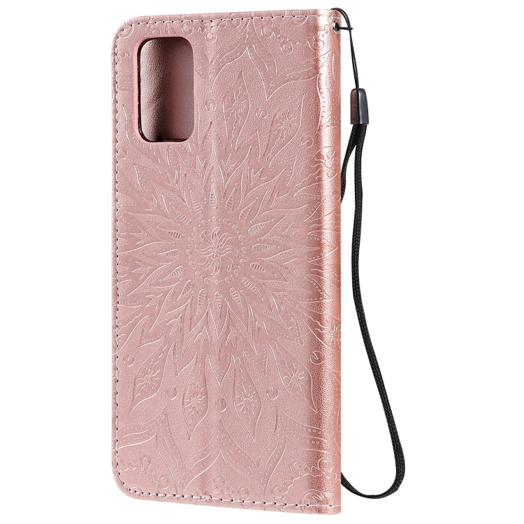 For Galaxy S20+ Sun Print Horizontal Flip Protective Case with Holder & Card Slots & Wallet