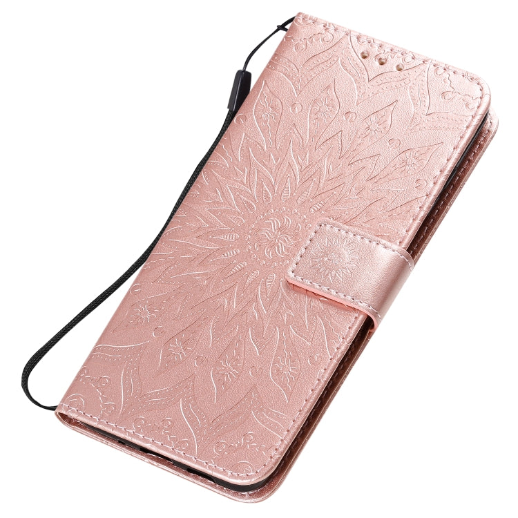For Galaxy S20+ Sun Print Horizontal Flip Protective Case with Holder & Card Slots & Wallet