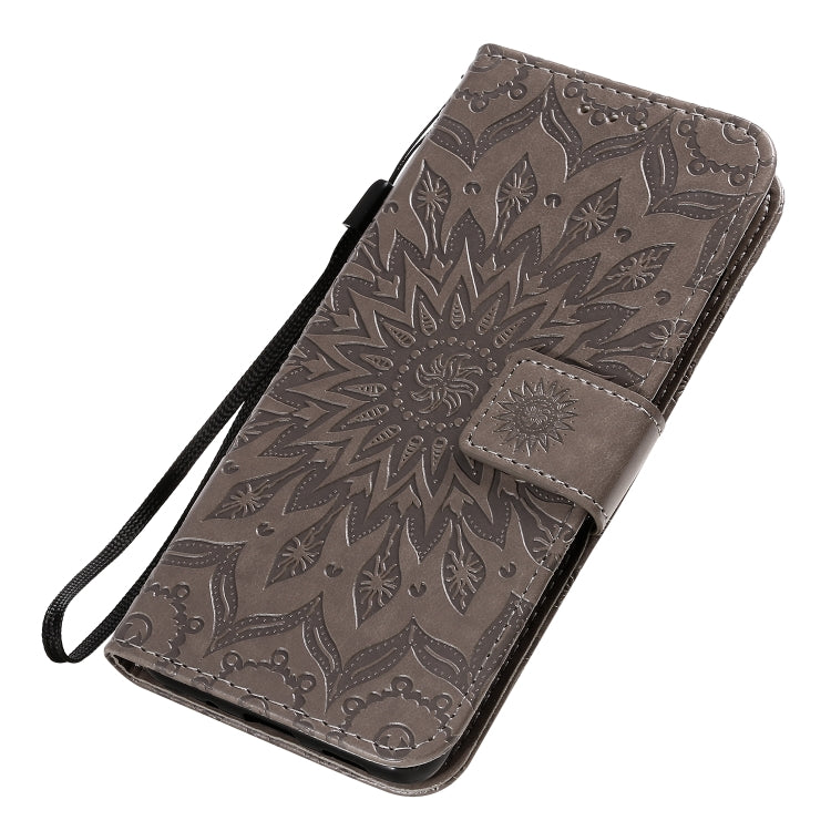 For Galaxy S20 Sun Print Horizontal Flip Protective Case with Holder & Card Slots & Wallet