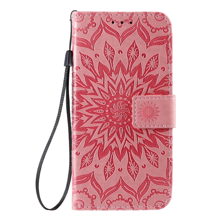 For Galaxy S20 Sun Print Horizontal Flip Protective Case with Holder & Card Slots & Wallet