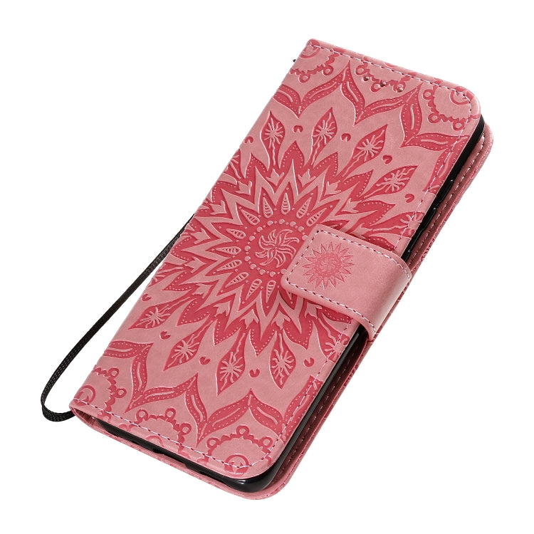 For Galaxy S20 Sun Print Horizontal Flip Protective Case with Holder & Card Slots & Wallet