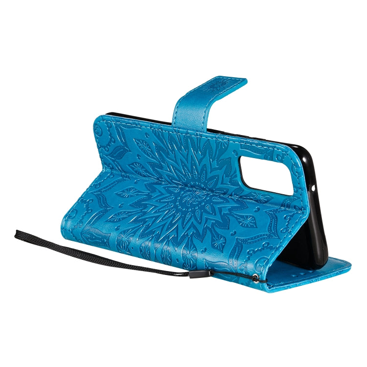 For Galaxy S20 Sun Print Horizontal Flip Protective Case with Holder & Card Slots & Wallet
